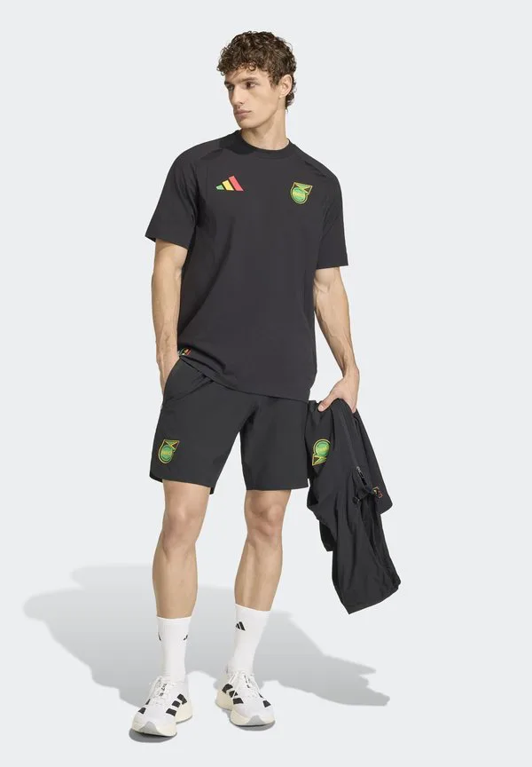 Ямайка x боб марли тиро, одежда национальной сборной по футболу Adidas Performance, Black — фото 2