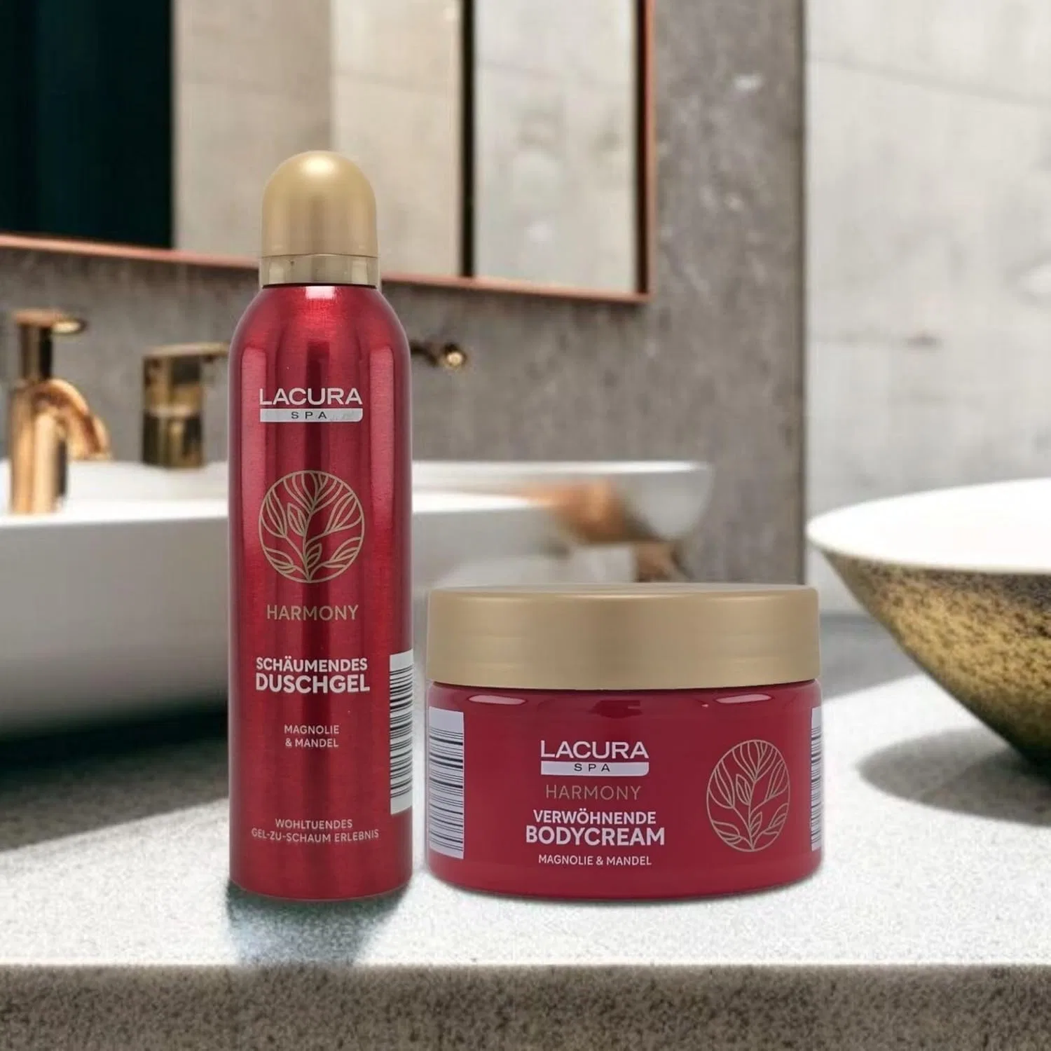 Набор для ухода Lacura Spa Harmony: гель для душа 200 мл и крем для тела 250 мл Generisch — фото 3