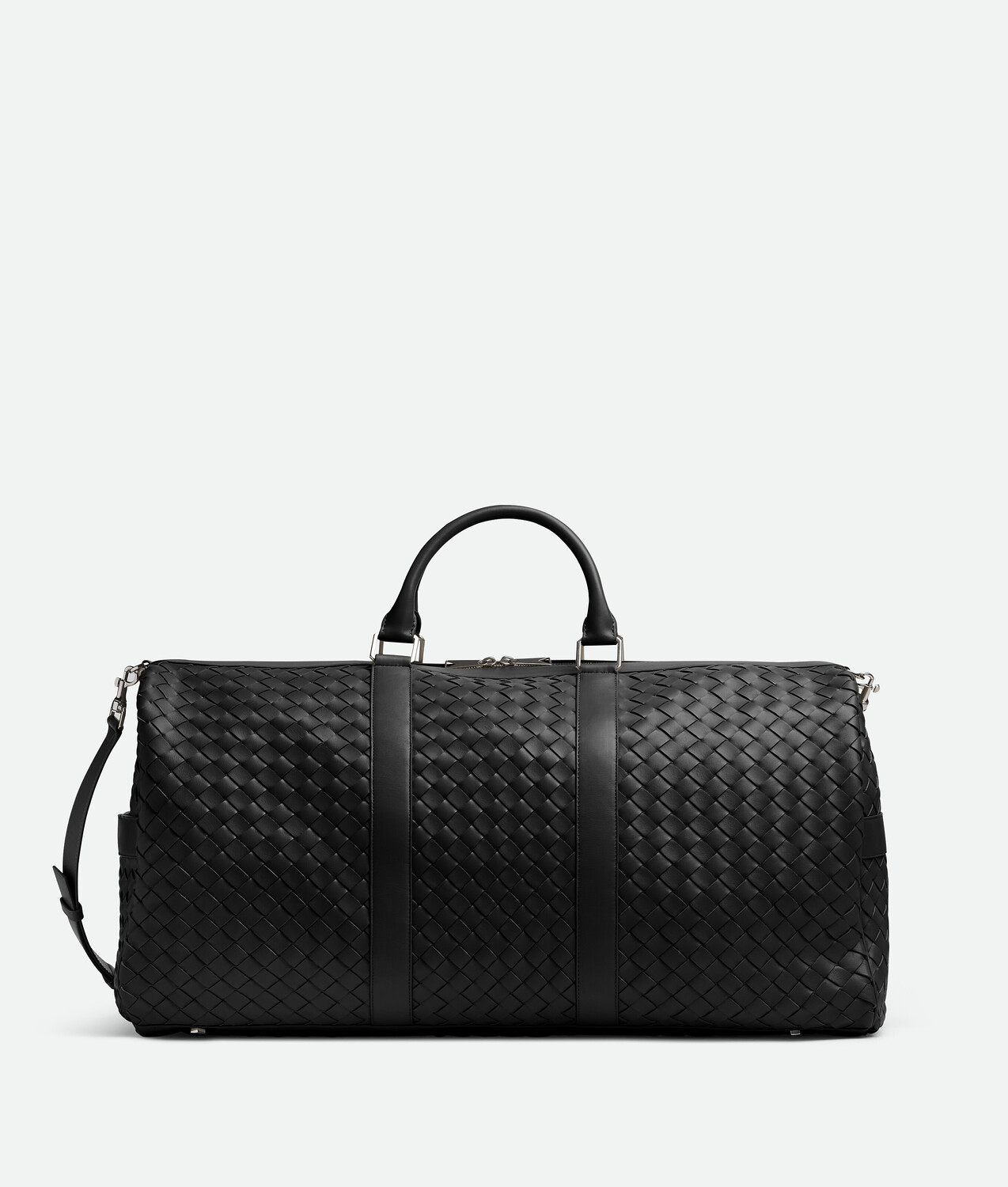 

Большая дорожная сумка intrecciato Bottega Veneta, черный