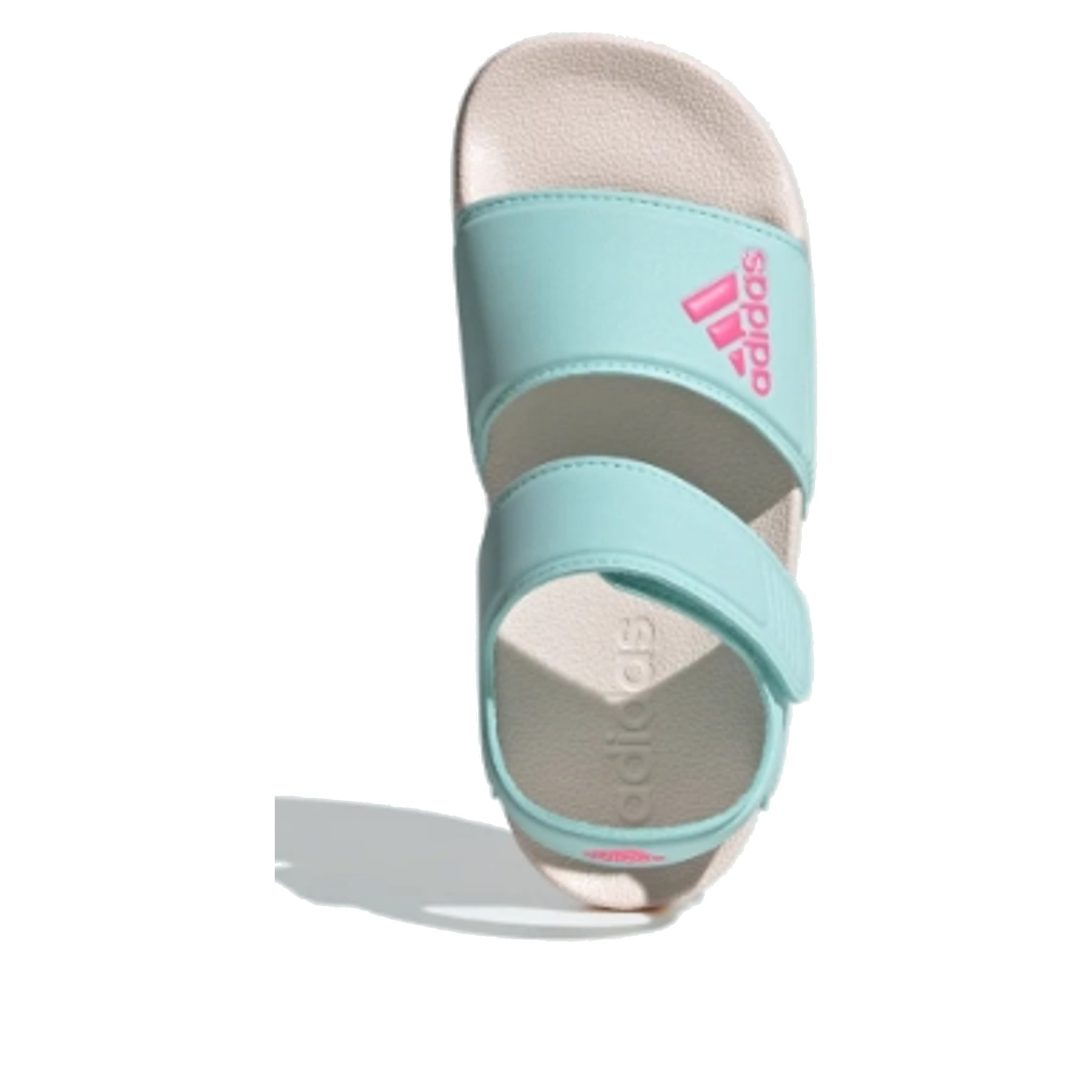 (PS) Сандалии Adidas Adilette 'Бирюзово-белые' — фото 4