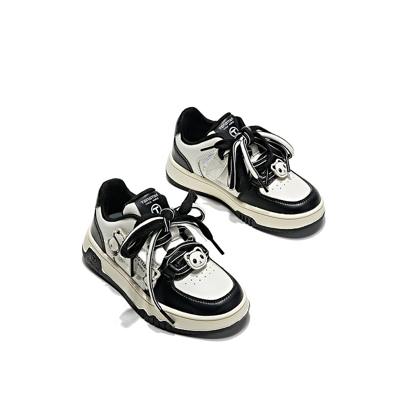 Кроссовки PSY Kids Skateboarding Shoes Kids Low-top, бежевый/черный — фото 4