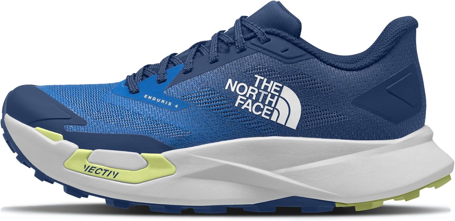 

Мужские кроссовки для трейлраннинга The North FACE Vectiv Enduris 4, Резиновая подошва, высокое сцепление с грунтом, шипы 4 мм, Hero Blue/Sun Fog