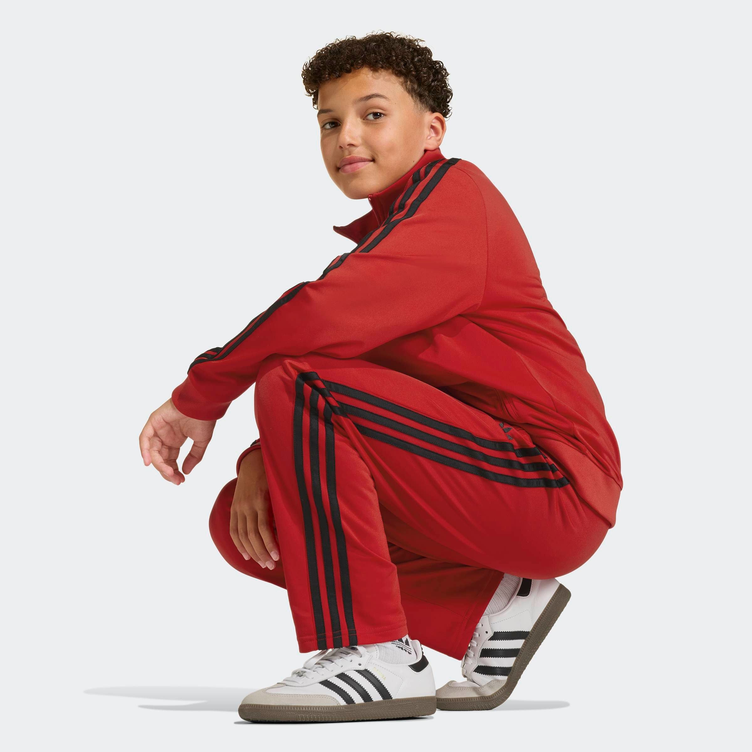 Adidas Originals Обычные штаны 'Firebird' в красном цвете — фото 4