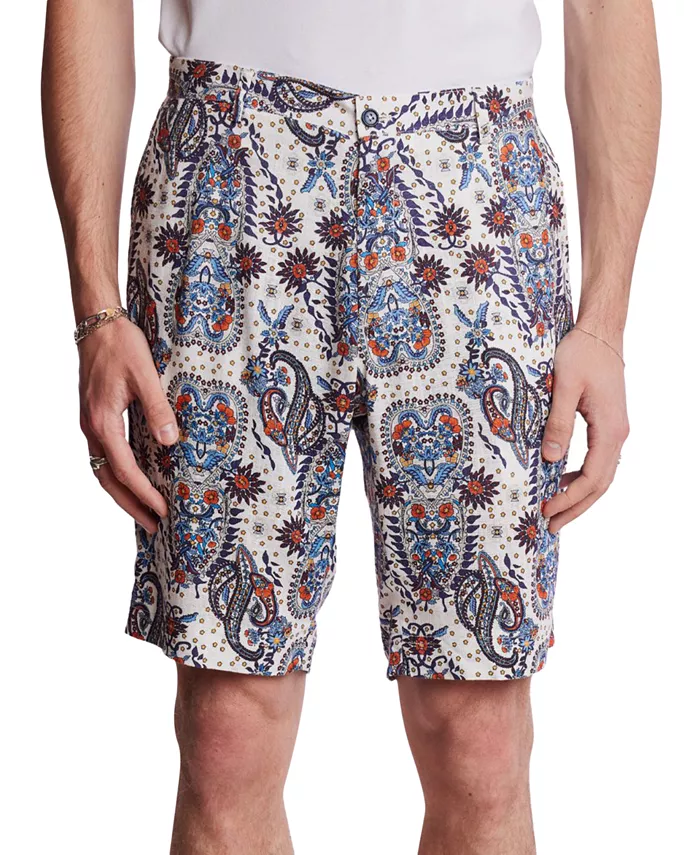 

Мужские шорты Felix Slim Fit Paisley длиной 8,5 дюйма Paisley & Gray, белый