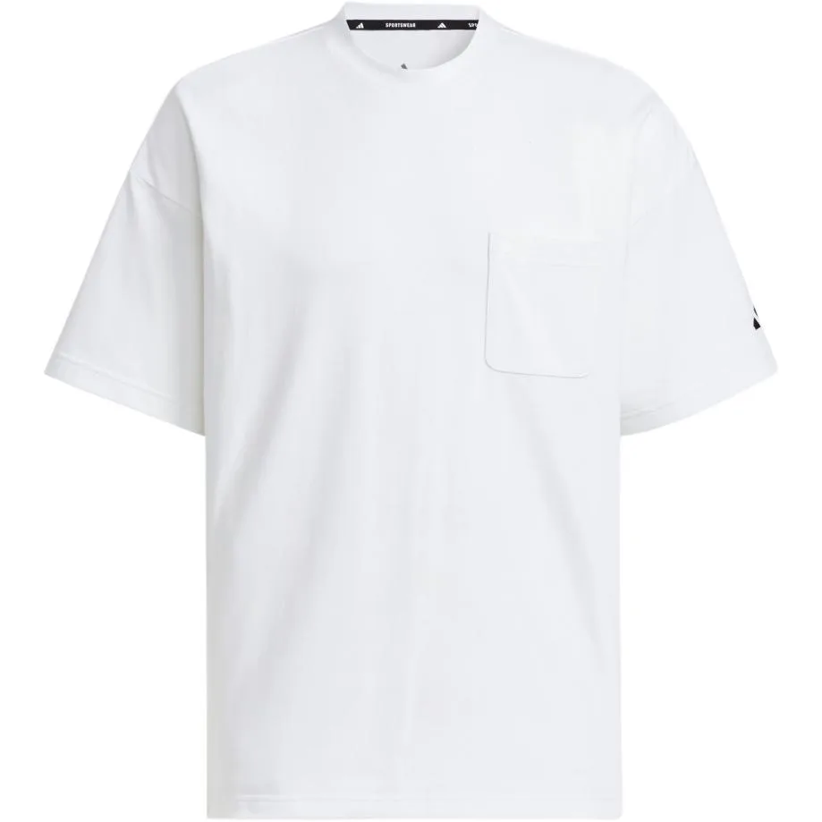 Adidas Футболка SS25 мужская белая