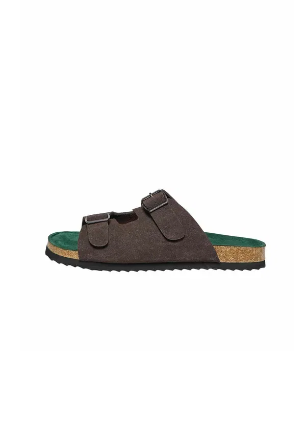 Сандалии onssimon sandalen mules Only & Sons, шоколадно-коричневый