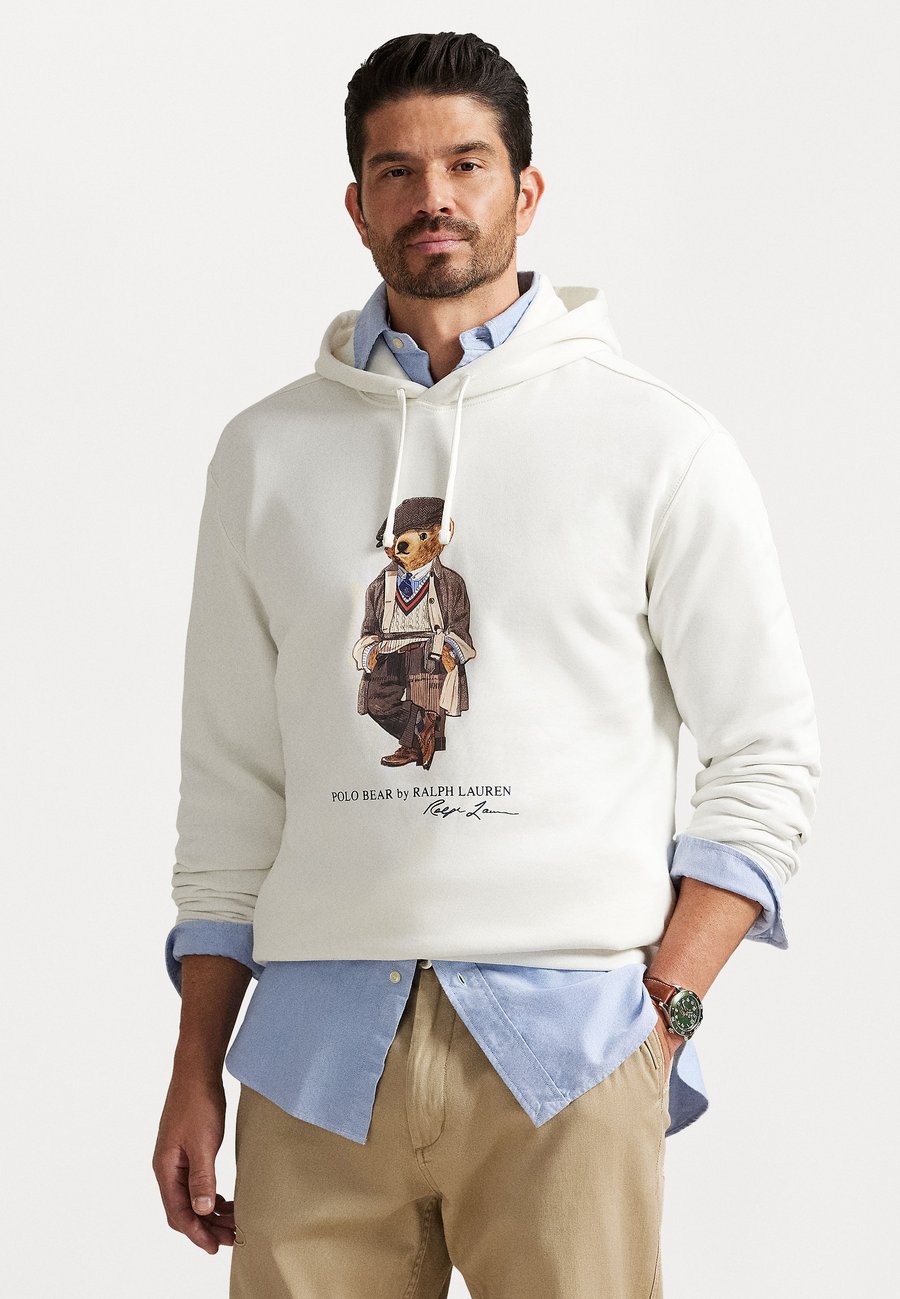 

Толстовка Polo Ralph Lauren Big & Tall POLO BEAR FLEECE HOODIE, Deckwash White /Black