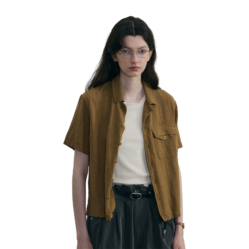 

Рубашка с коротким рукавом Unisex C2H4, желтый