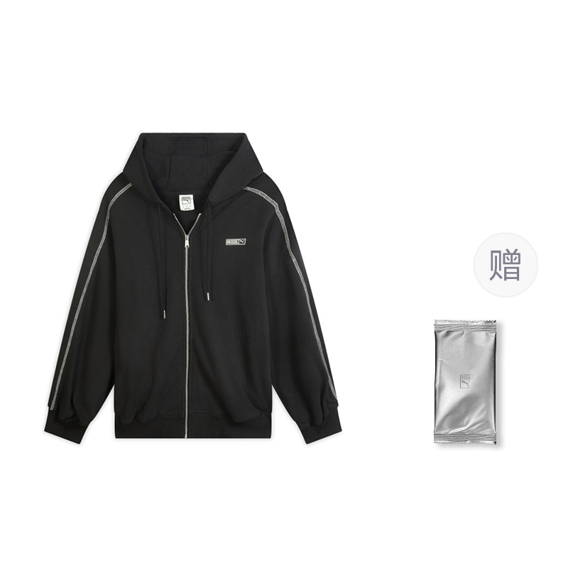 

PUMA Розовая толстовка с молнией, Black (Comes with Mystery Box Photocard 1 Pc)