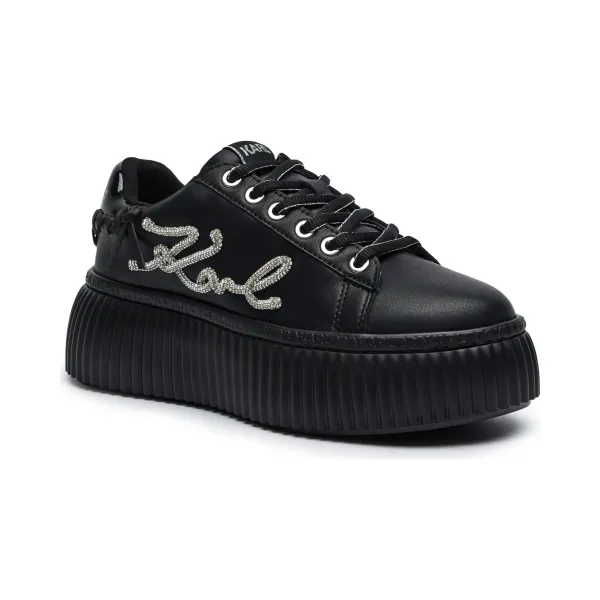 

Кожаные кроссовки Creeper Karl Lagerfeld, черный