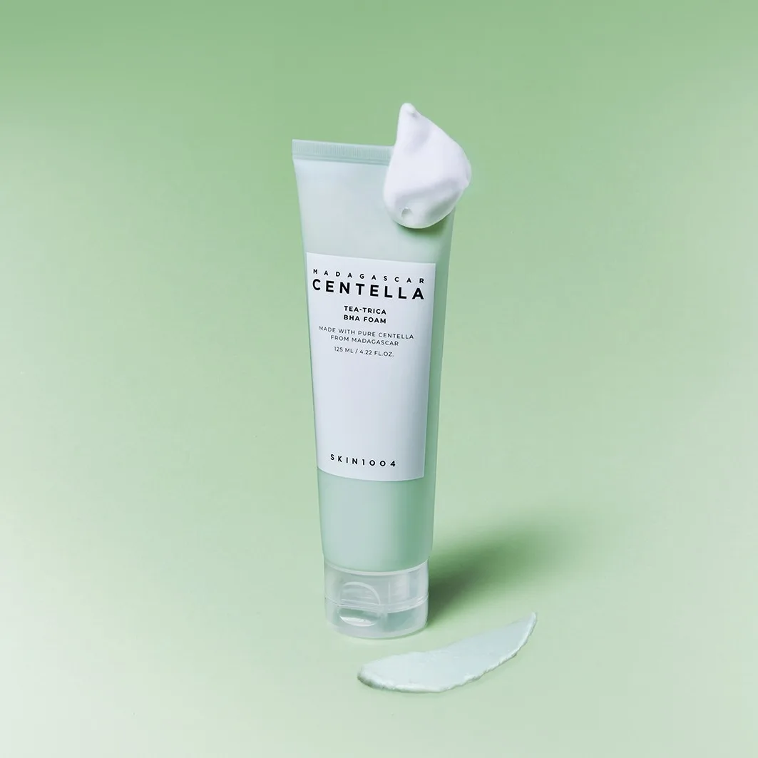 Пенка для умывания SKIN1004 — Лица madagascar centellatea-trica bha foam, 125 мл — фото 3