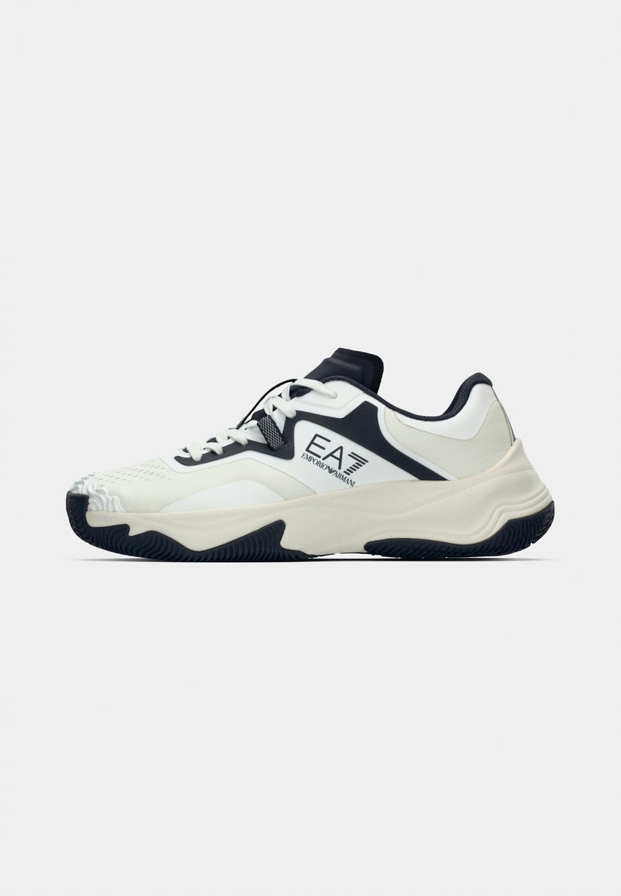 Кроссовки EA7 Emporio Armani Multicourt tennis shoes, White/Sky Captain/White — фото 2