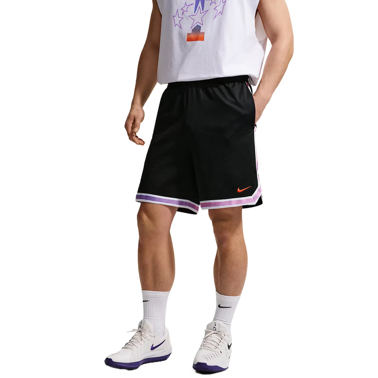 Шорты баскетбольные мужские Dri Fit Nike, Black