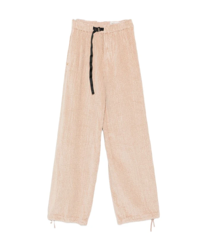 

Бежевые брюки со шнурком и манжетами White Sand, бежевый