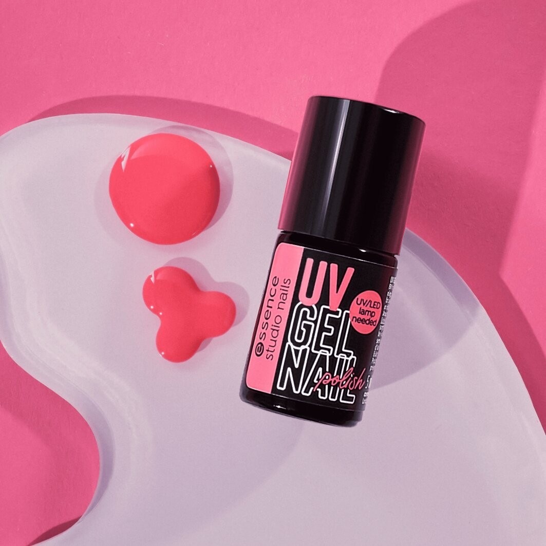 Лак для ногтей studio nails uv gel nail polish Essence, 207 - salsa sun, объем 5 мл — фото 3