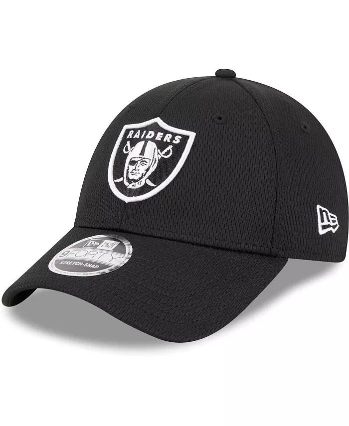 

Мужская черная регулируемая кепка Las Vegas Raiders Main B-Dub 9FORTY New Era, черный