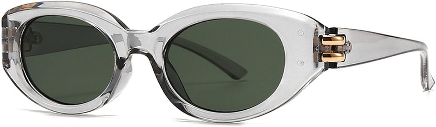 

Модные женские солнцезащитные очки «кошачий глаз» с защитой от УФ-излучения UV400, ретро, ​​маленькие овальные, красные и синие, мужские солнцезащитные очки для активного отдыха mincl, C2