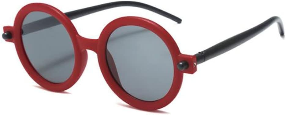 

Детские круглые очки PUB Fashion, солнцезащитные очки для мальчиков и девочек, детские солнцезащитные очки, солнцезащитные козырьки, солнцезащитные очки, Wine Red Frame Grey Flakes