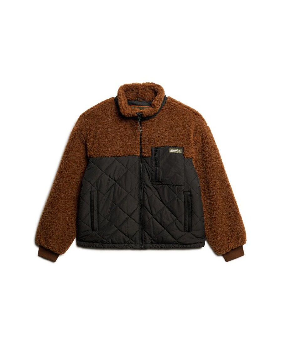 

Зимняя куртка Superdry, цвет Brown/Black