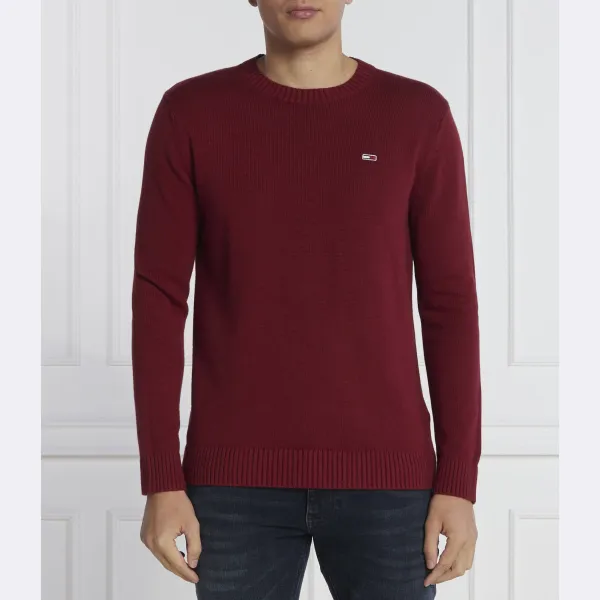 

Облегающий свитер Tommy Hilfiger, бургунди
