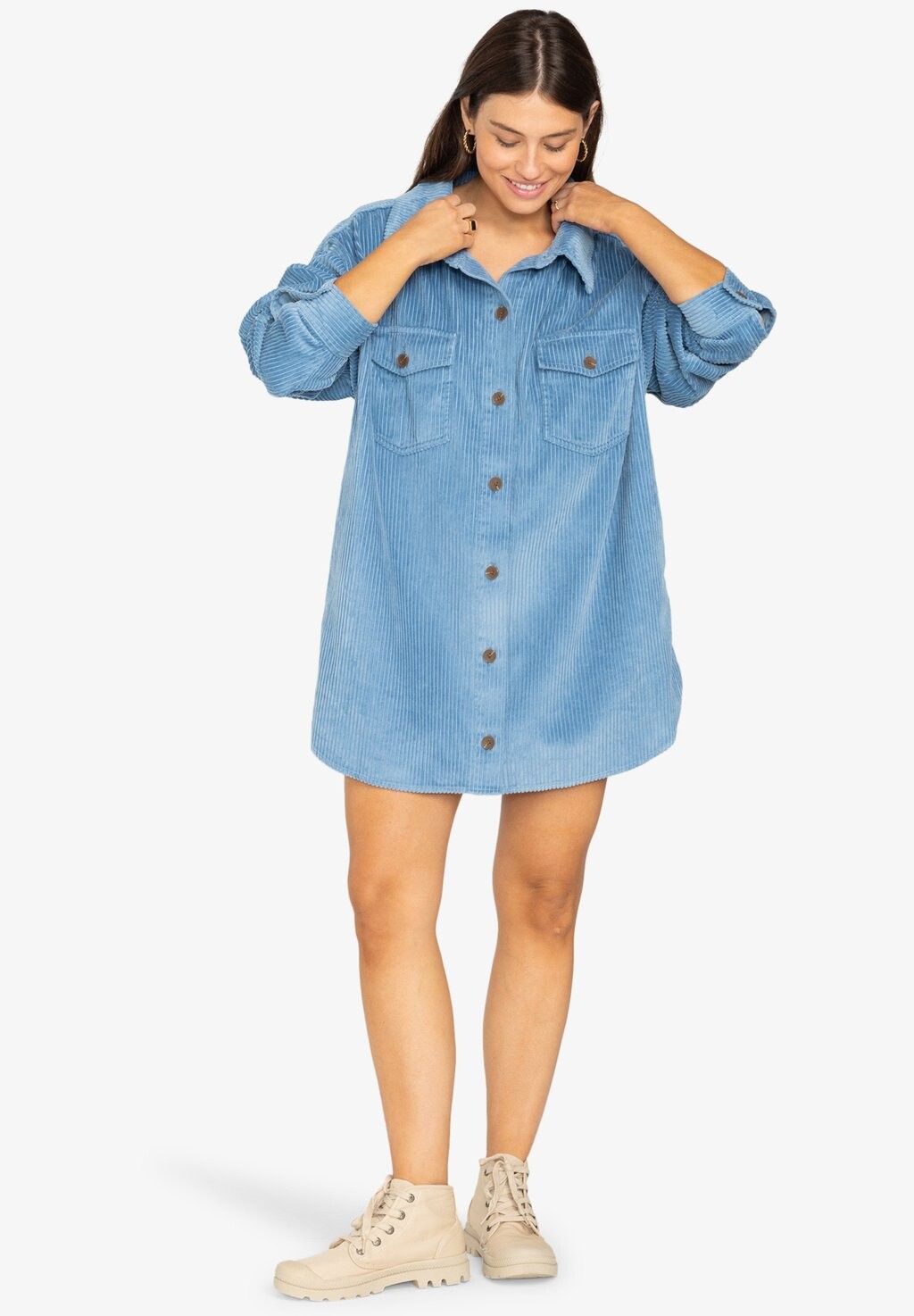 

Рубашка-блузка WINTER OCEAN Billabong, сине-серый