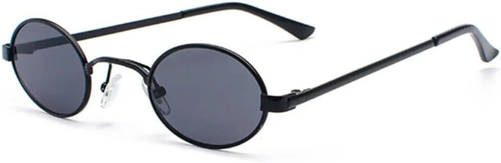 

Солнцезащитные очки с защитой UV400 | Овальная оправа «кошачий глаз» с металлическим каркасом | для женщин и мужчин, для занятий спортом на открытом воздухе и вождения DSVIGF, Black-black