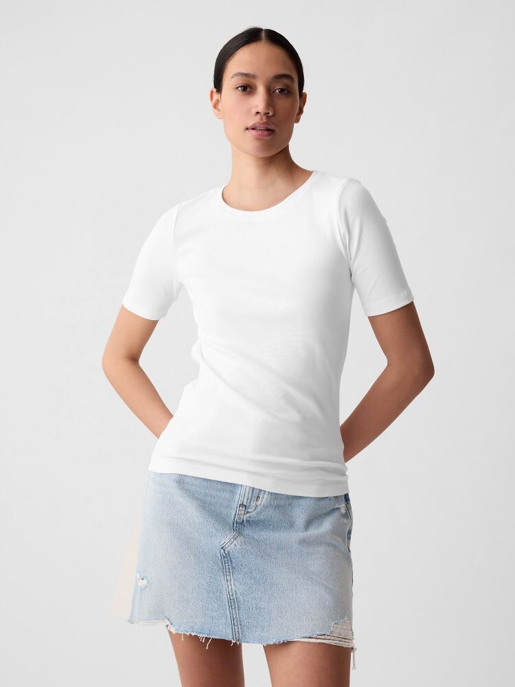 

Футболка с короткими рукавами Gap, белый