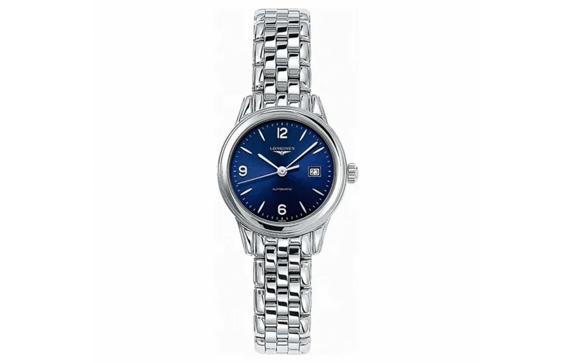 

LONGINES Женские часы с автоматическим механизмом, 30 мм, синий циферблат, корпус из нержавеющей стали, ремешок из нержавеющей стали
