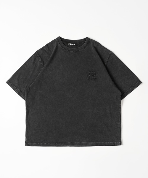 

Винтажная футболка с графическими принтами Kutir, черный