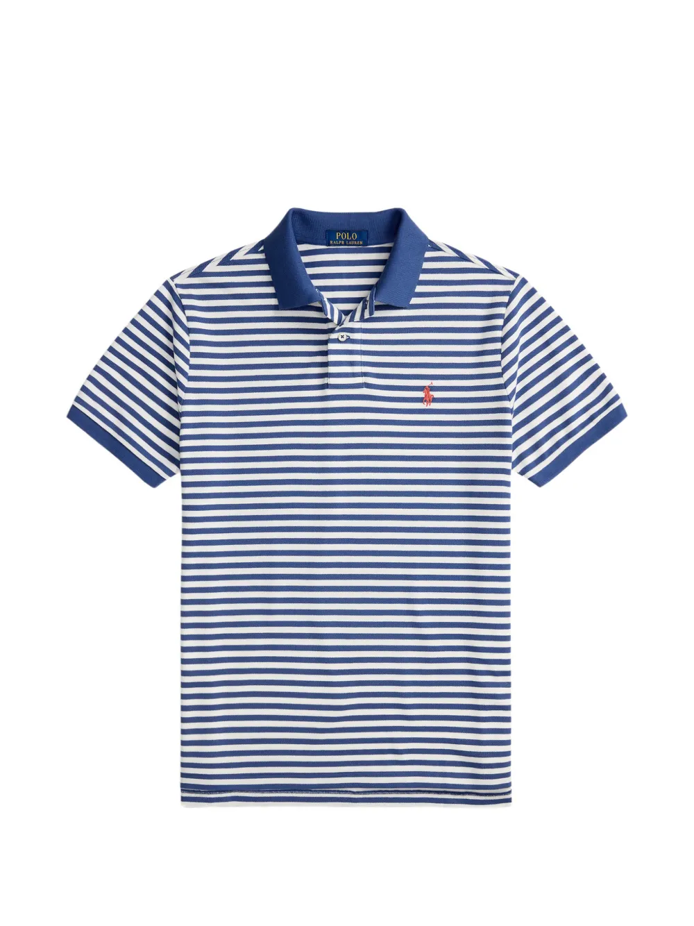 

Поло из пике в полоску Polo Ralph Lauren, белый