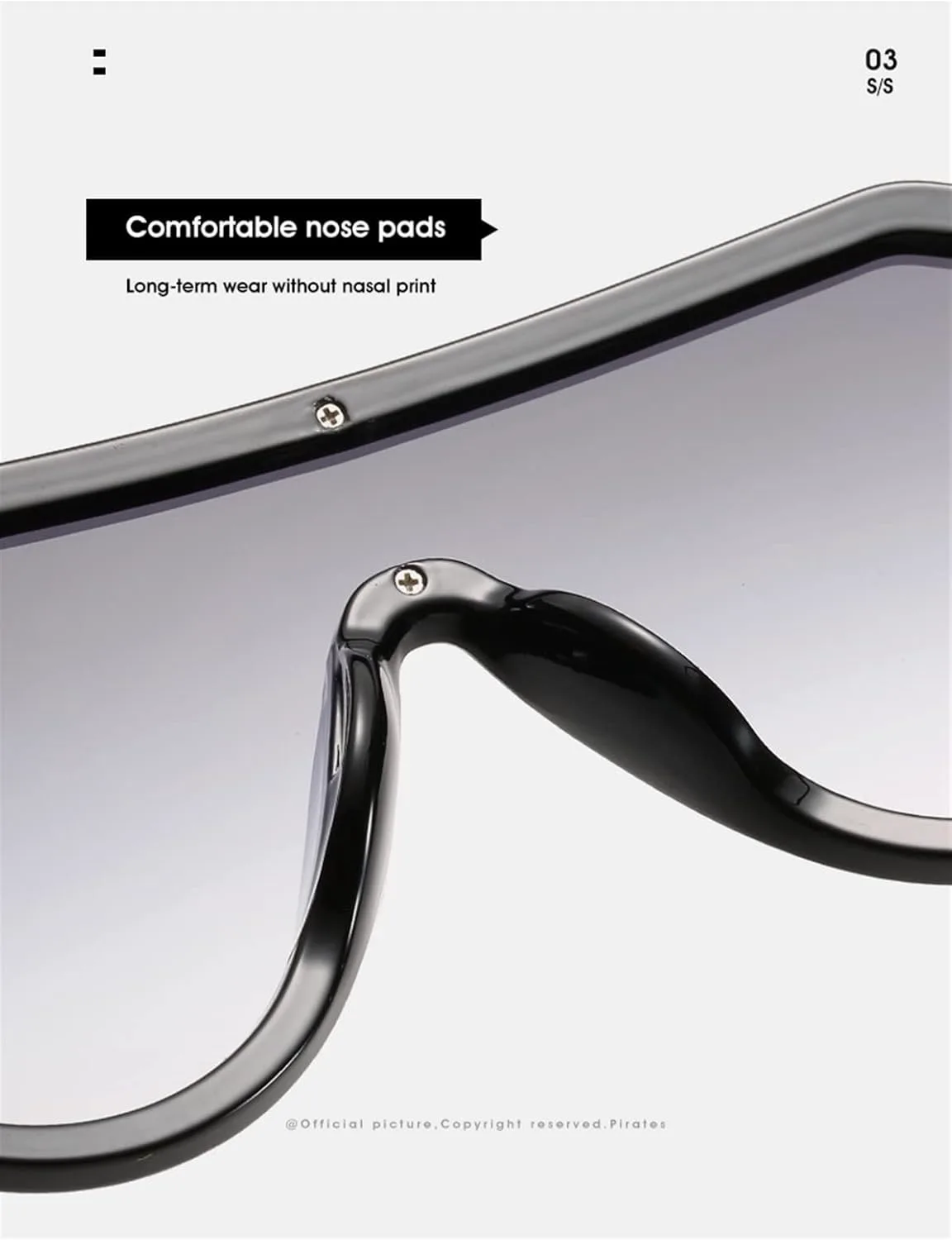 

Солнцезащитные очки большого размера 2027 года для мужчин и женщин, для отдыха на природе, пляжа и других мероприятий (Цвет: A, Размер: Средний) MTZJH, One Color