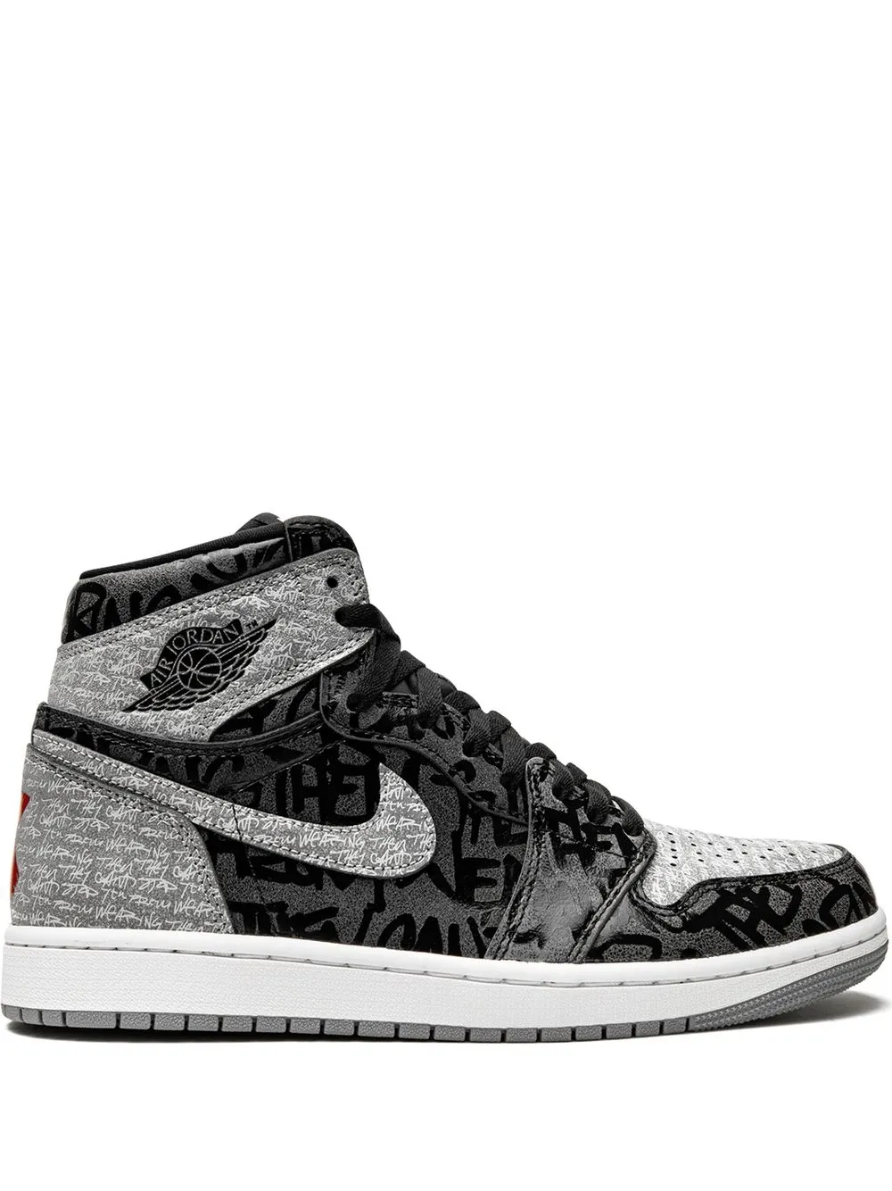 

Кроссовки Air 1 High OG Rebellionaire Jordan, черный