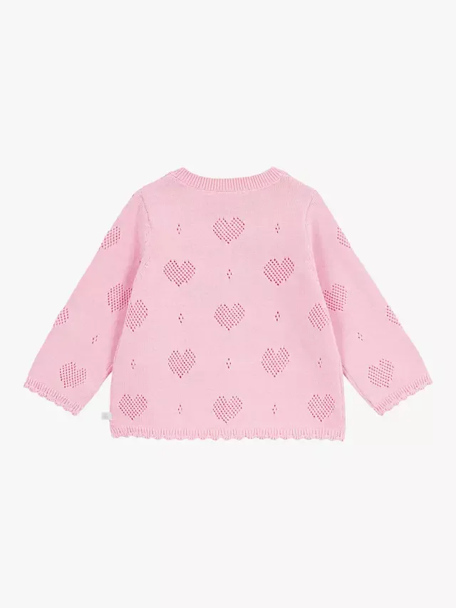 Детский кардиган, розовый Petit Bateau — фото 2