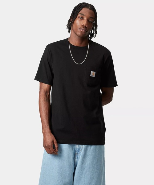 

Футболка с коротким рукавом и нагрудным карманом Carhartt WIP, черный