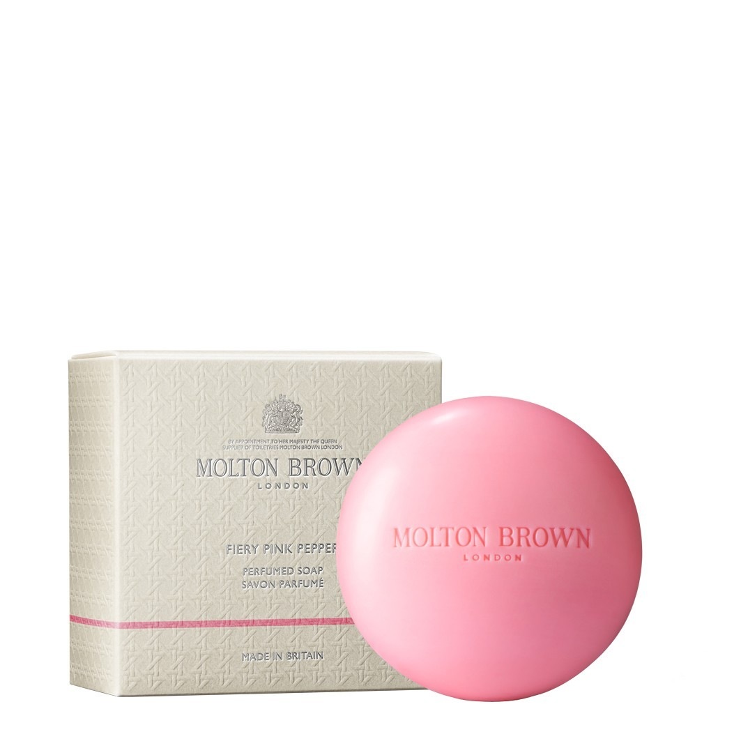 

Мыло для тела fiery pink pepper parfümierte seife Molton Brown, вес 150 гр.