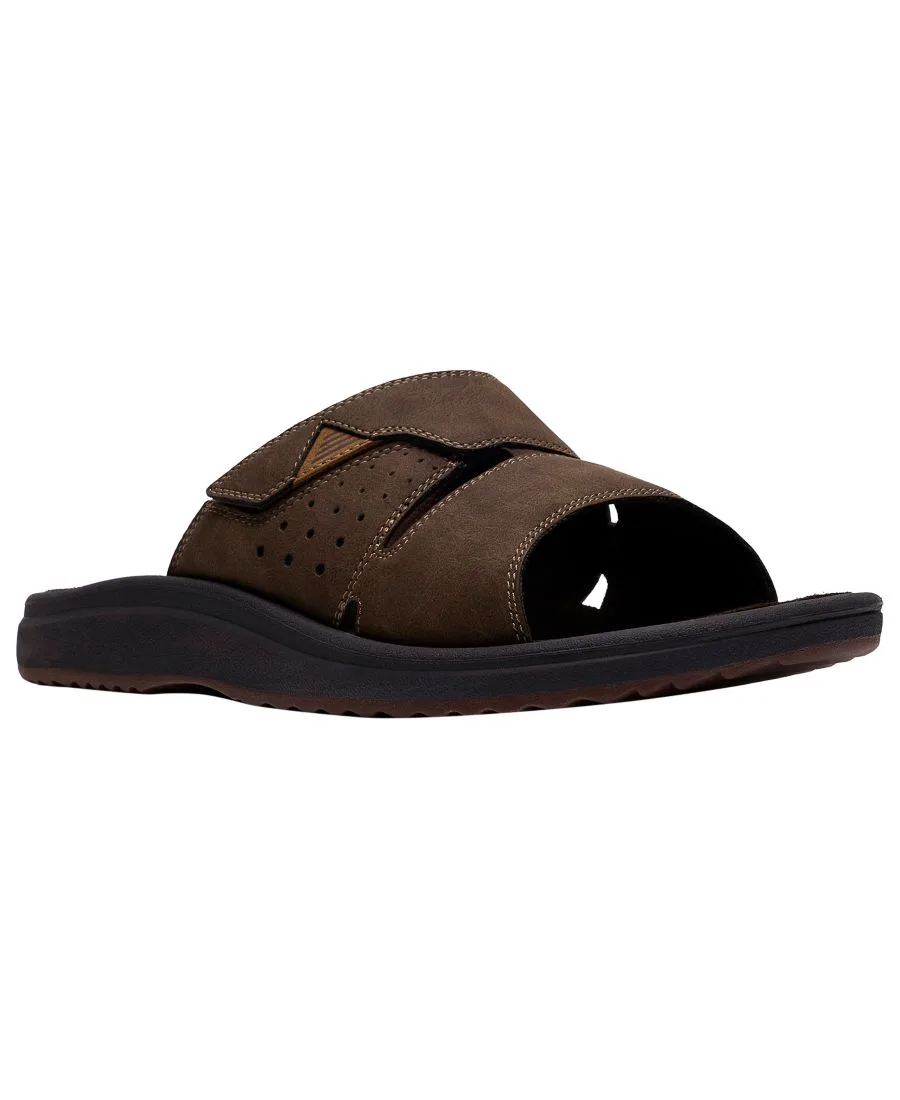 Мужские сандалии Cloudsteppers Breeze Slide Clarks, коричневый