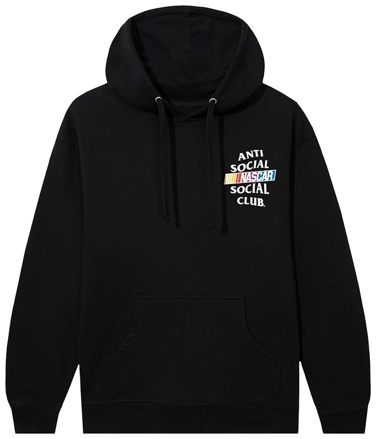 

Худи Anti Social Social Club x Nascar Games, черный, черный