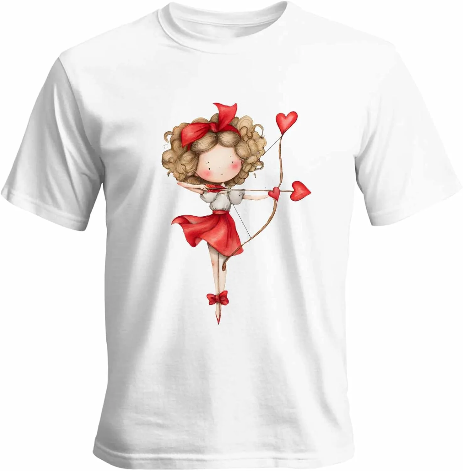 

Футболка мужская с принтом Girl Shoot Arrow FANKIGETEBA