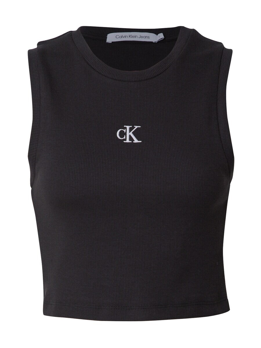 

Укороченный топ Calvin Klein Jeans Top, черный