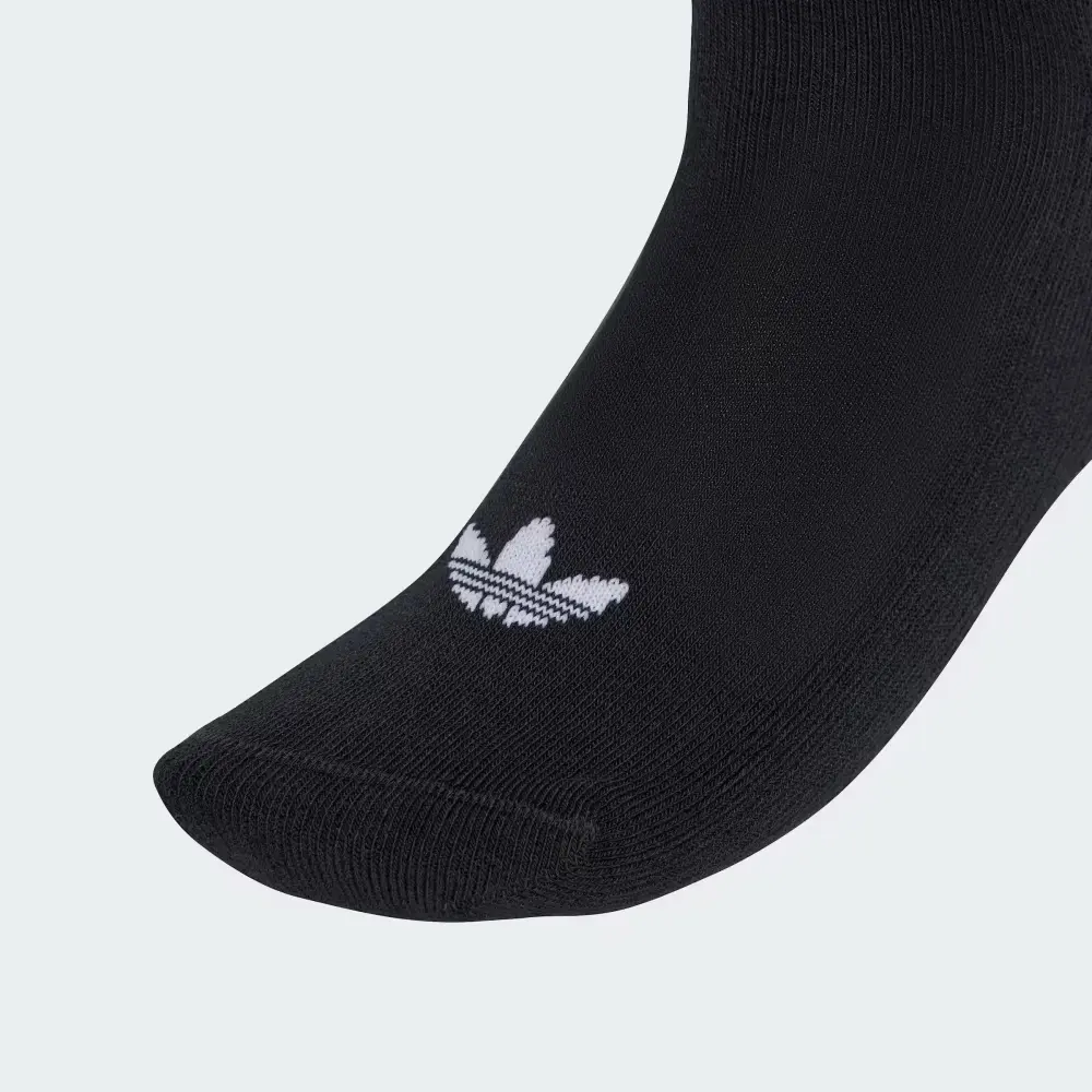 Носки Quarter 3 с полосками на спине, 3 пары Adidas Originals, черный — фото 3