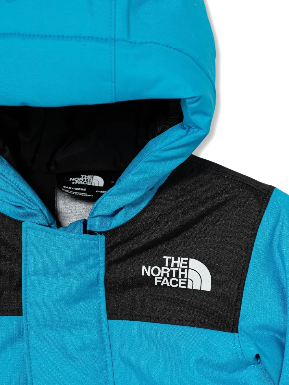 Комбинезон в стиле колор-блок с капюшоном The North Face Kids, синий — фото 3
