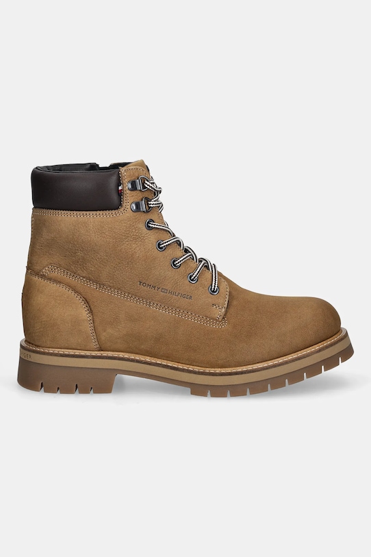 Высокие кожаные ботинки FLEX TH OUTDOOR W NBK BOOT Tommy Hilfiger, коричневый — фото 2