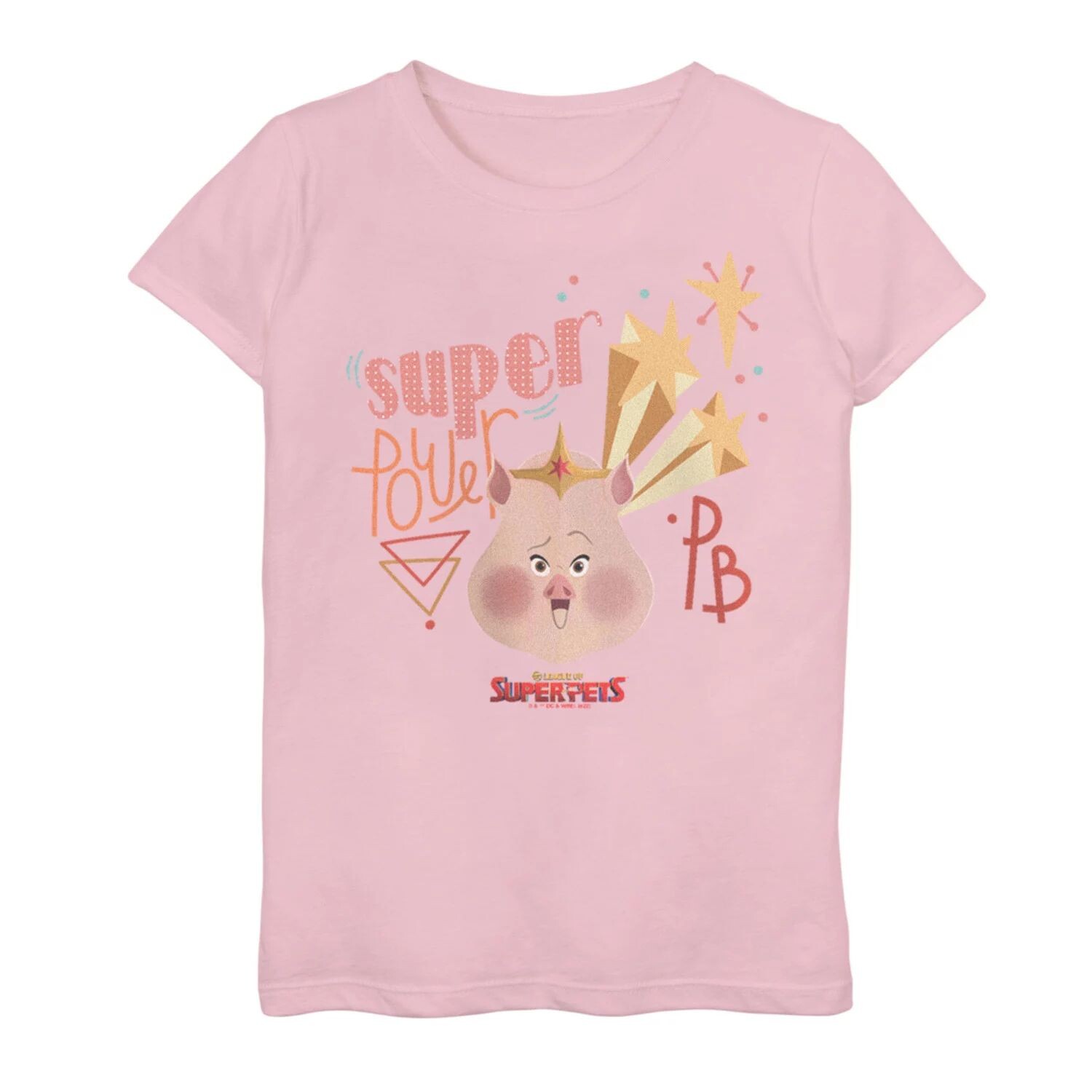 

Футболка DC Super Pets Super Power Pet для девочек 7–16 лет DC Comics