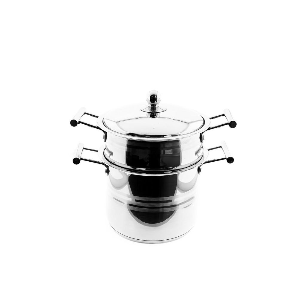 

Кастрюля Sunay Couscous Pot из нержавеющей стали с ситом серебристого цвета, 12 л