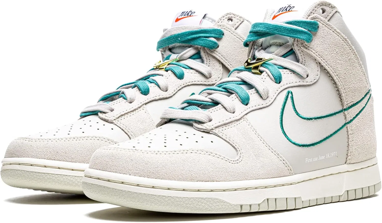 Кроссовки Nike Court Borough Mid Winter, Light Bone/Green Noise — фото 2