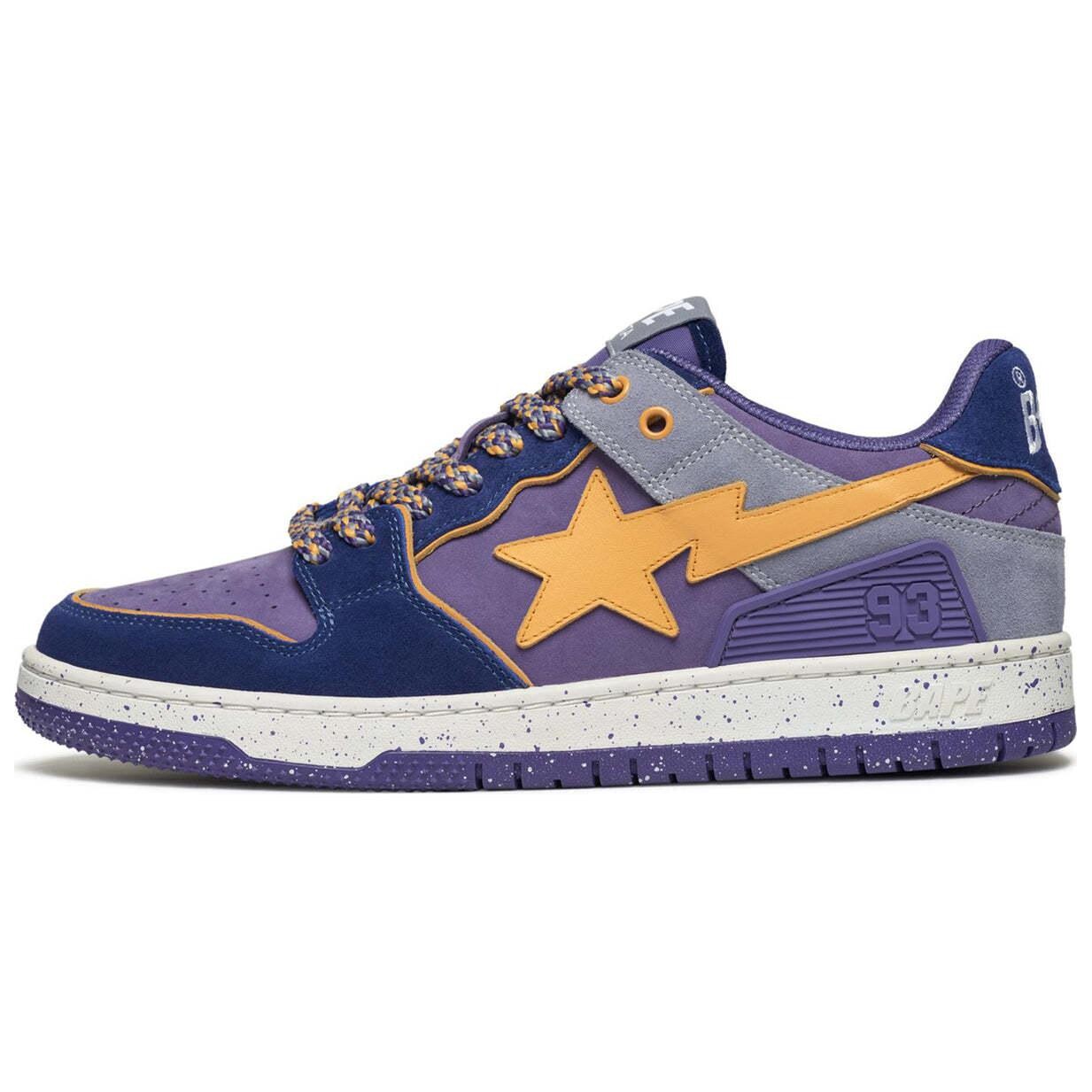 

Кроссовки A BATHING APE SK8 Skateboarding Shoes Men Low-top, светло-фиолетовый