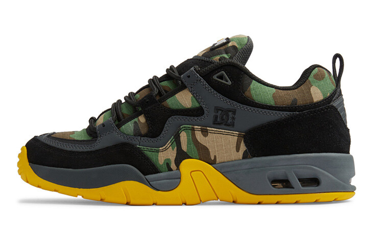 

Кроссовки DC Shoes Skateboarding Shoes Men Low-top Black/yellow, черный