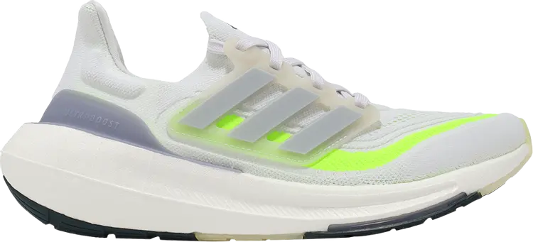 Кроссовки Wmns UltraBoost Light 'White Wonder Blue Lucid Lemon', белый