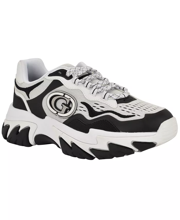Женские кроссовки Nennzo Cat Claw на массивной подошве со шнуровкой GUESS, черный