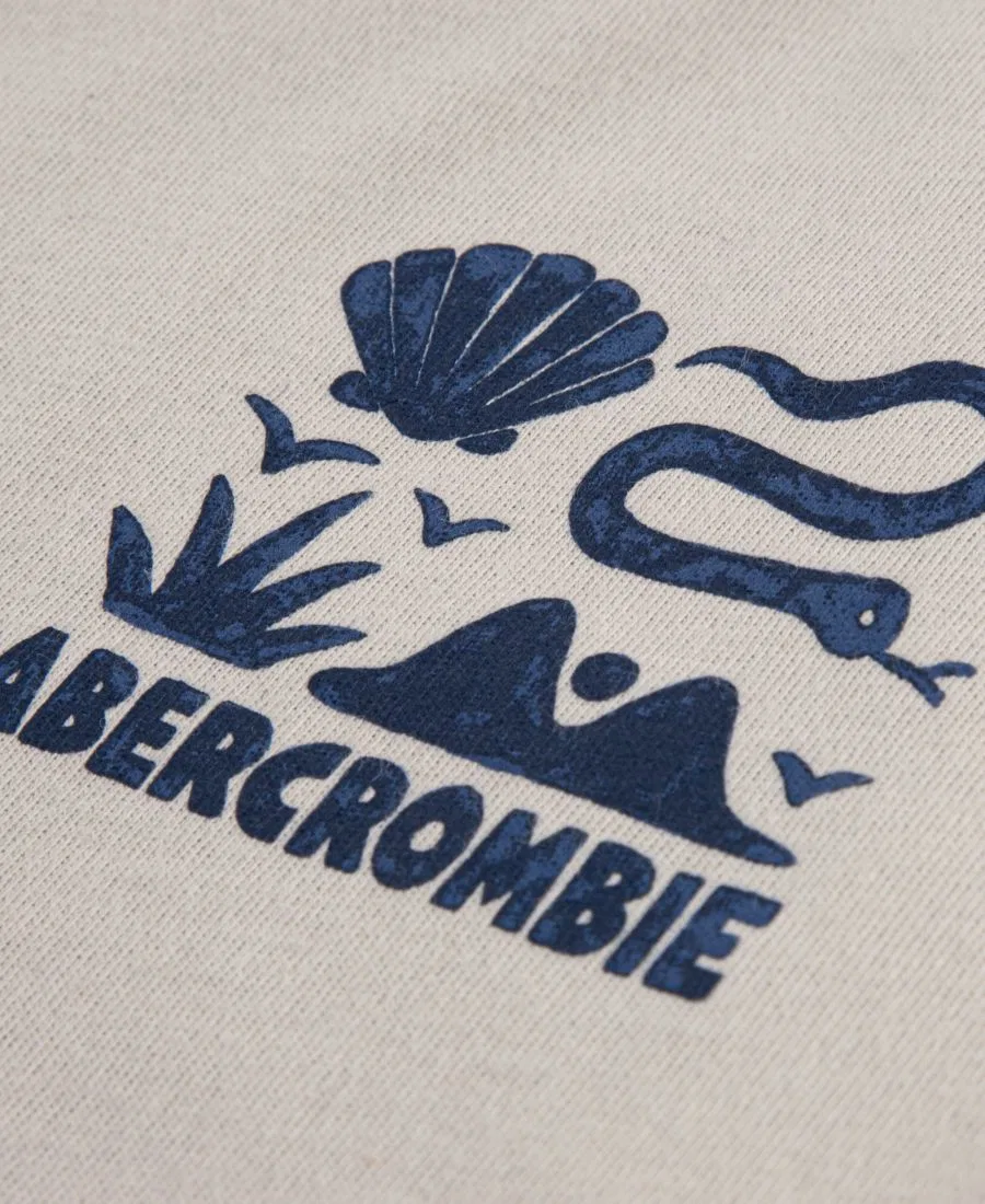 Детская футболка с графическим принтом "Змеиный холм" Abercrombie Kids — фото 3